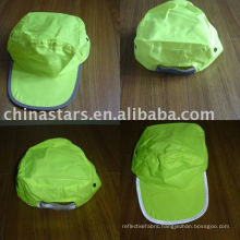 High visibility warming reflective safety cap